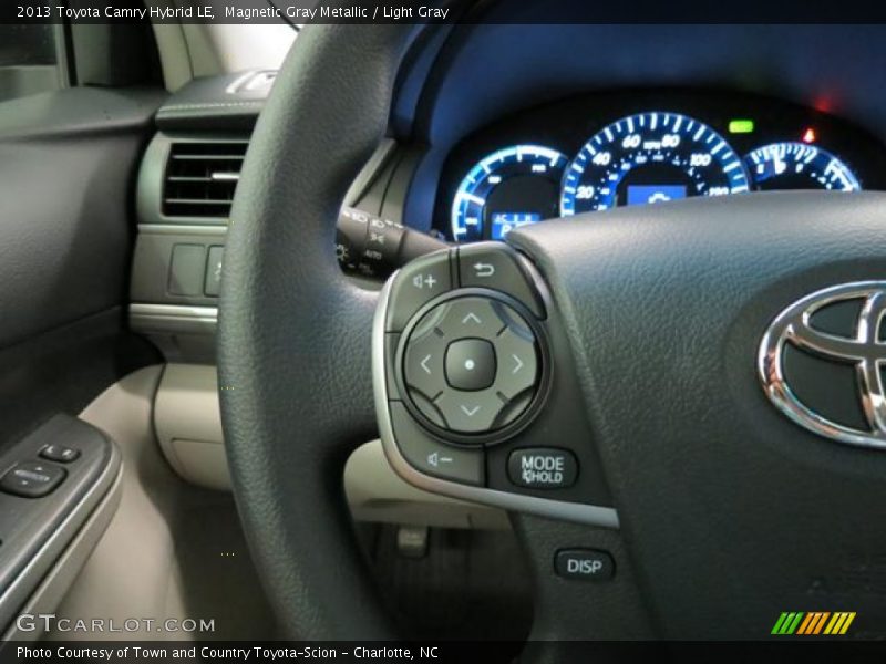 Magnetic Gray Metallic / Light Gray 2013 Toyota Camry Hybrid LE