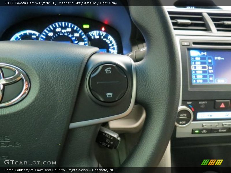 Magnetic Gray Metallic / Light Gray 2013 Toyota Camry Hybrid LE