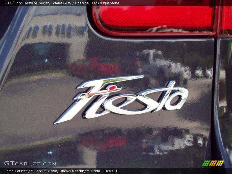 Violet Gray / Charcoal Black/Light Stone 2013 Ford Fiesta SE Sedan
