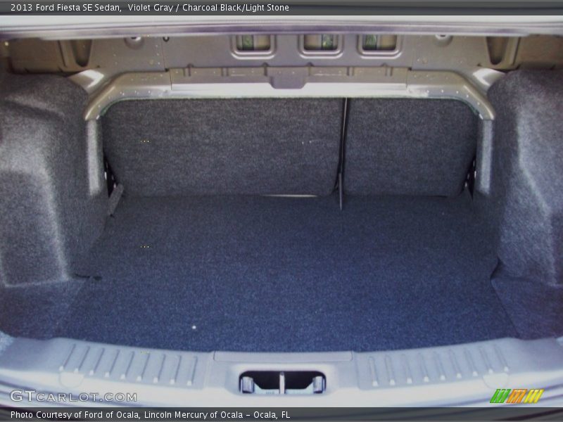 Violet Gray / Charcoal Black/Light Stone 2013 Ford Fiesta SE Sedan