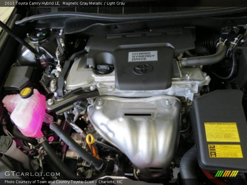 Magnetic Gray Metallic / Light Gray 2013 Toyota Camry Hybrid LE