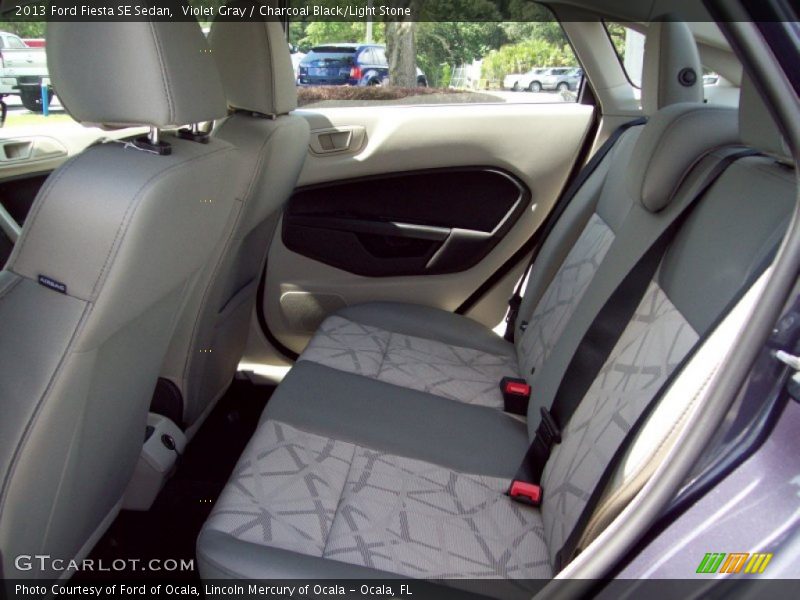 Violet Gray / Charcoal Black/Light Stone 2013 Ford Fiesta SE Sedan