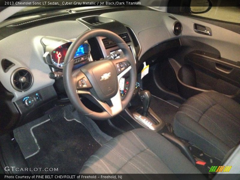 Cyber Gray Metallic / Jet Black/Dark Titanium 2013 Chevrolet Sonic LT Sedan