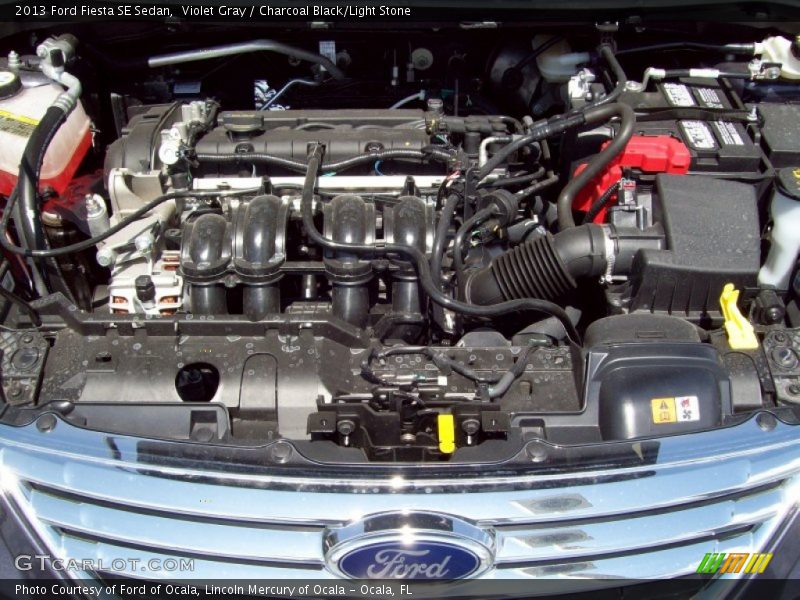 Violet Gray / Charcoal Black/Light Stone 2013 Ford Fiesta SE Sedan