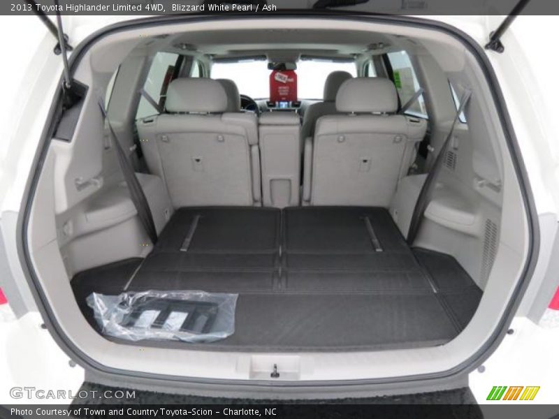 Blizzard White Pearl / Ash 2013 Toyota Highlander Limited 4WD