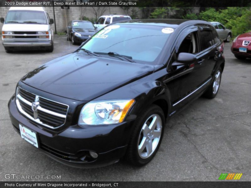 Deep Water Blue Pearl / Dark Slate Gray/Blue 2009 Dodge Caliber R/T
