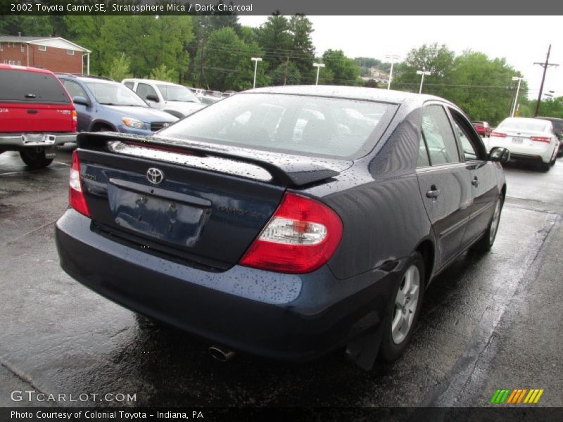 Stratosphere Mica / Dark Charcoal 2002 Toyota Camry SE