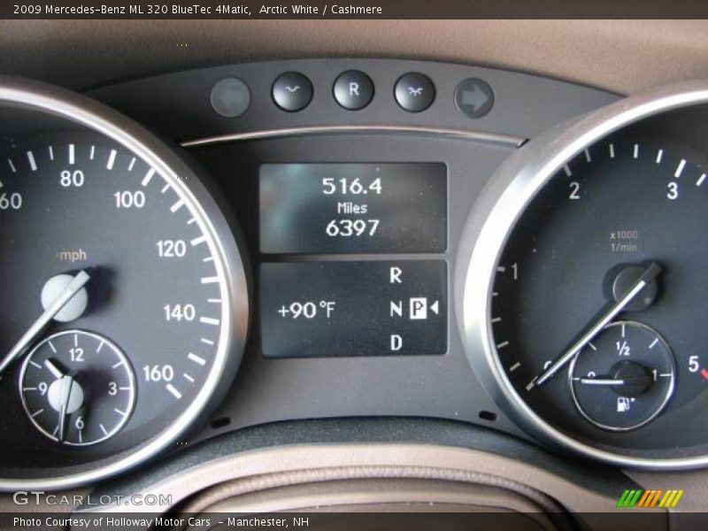 Arctic White / Cashmere 2009 Mercedes-Benz ML 320 BlueTec 4Matic