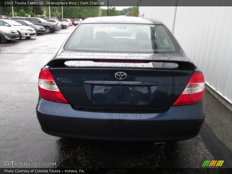 Stratosphere Mica / Dark Charcoal 2002 Toyota Camry SE