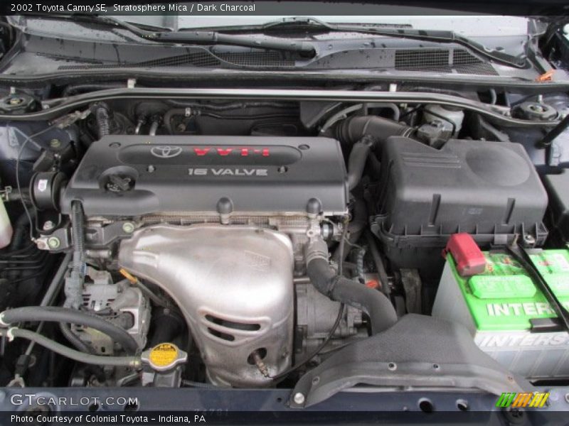 Stratosphere Mica / Dark Charcoal 2002 Toyota Camry SE