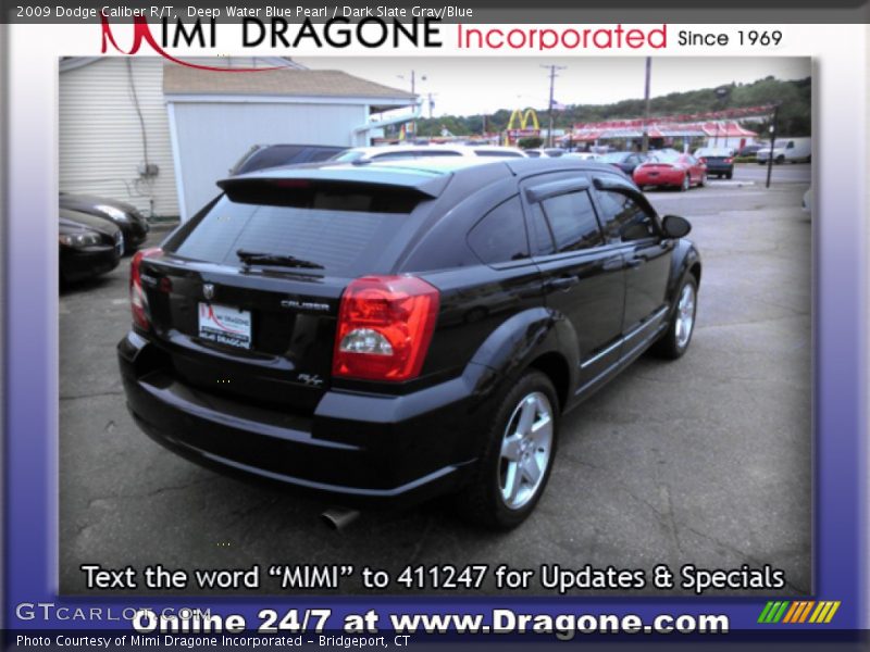 Deep Water Blue Pearl / Dark Slate Gray/Blue 2009 Dodge Caliber R/T