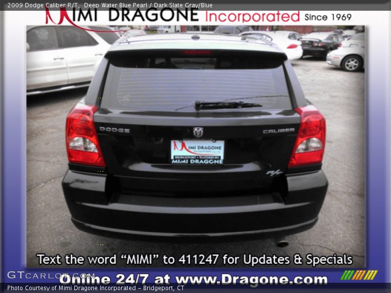 Deep Water Blue Pearl / Dark Slate Gray/Blue 2009 Dodge Caliber R/T