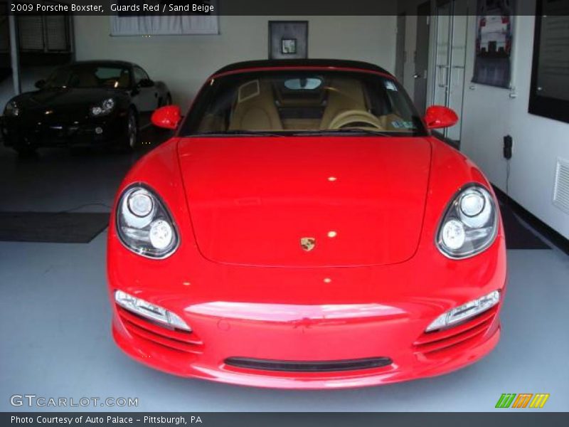 Guards Red / Sand Beige 2009 Porsche Boxster