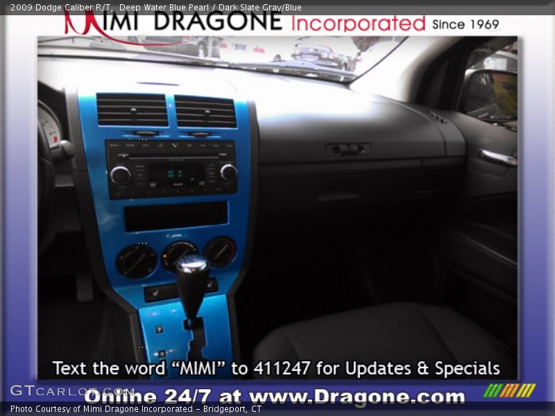 Deep Water Blue Pearl / Dark Slate Gray/Blue 2009 Dodge Caliber R/T