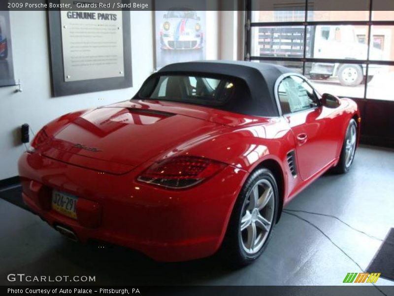 Guards Red / Sand Beige 2009 Porsche Boxster