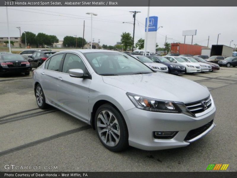 Alabaster Silver Metallic / Black 2013 Honda Accord Sport Sedan