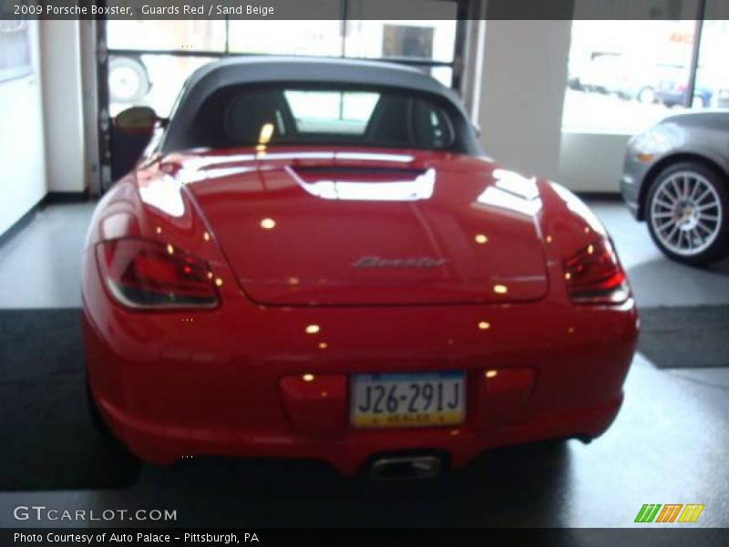 Guards Red / Sand Beige 2009 Porsche Boxster