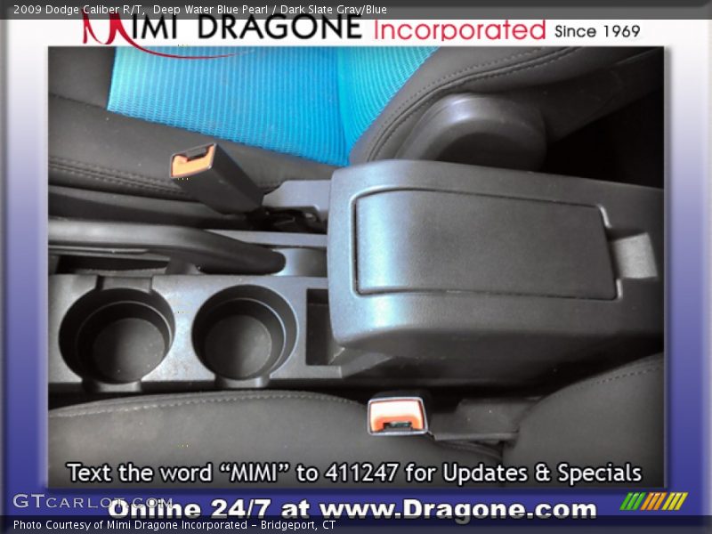 Deep Water Blue Pearl / Dark Slate Gray/Blue 2009 Dodge Caliber R/T