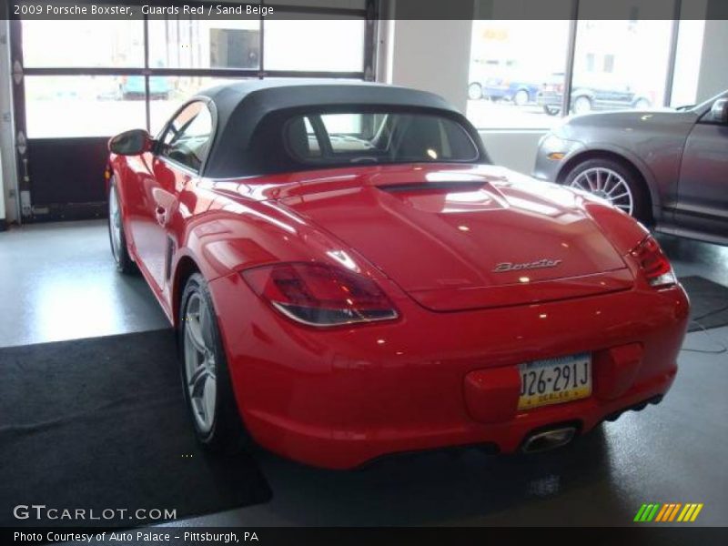 Guards Red / Sand Beige 2009 Porsche Boxster