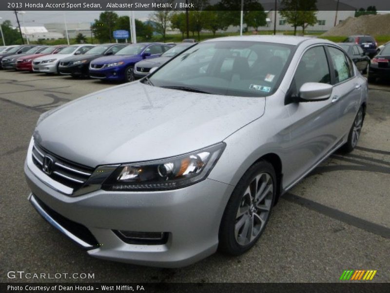 Alabaster Silver Metallic / Black 2013 Honda Accord Sport Sedan