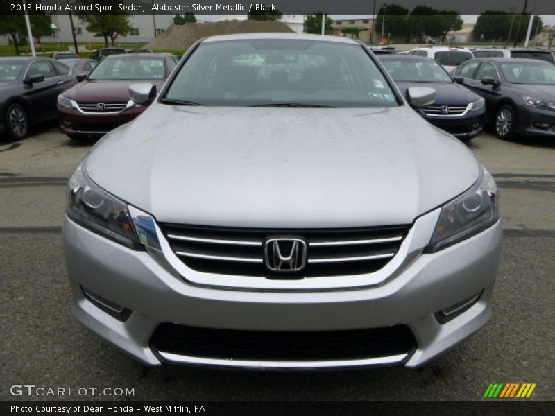 Alabaster Silver Metallic / Black 2013 Honda Accord Sport Sedan