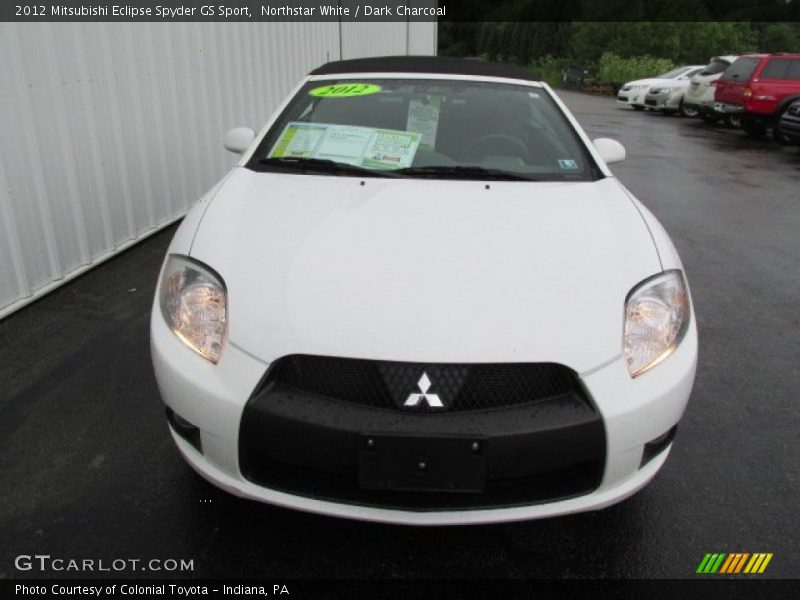 Northstar White / Dark Charcoal 2012 Mitsubishi Eclipse Spyder GS Sport