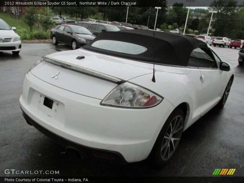 Northstar White / Dark Charcoal 2012 Mitsubishi Eclipse Spyder GS Sport