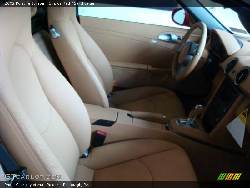 Guards Red / Sand Beige 2009 Porsche Boxster