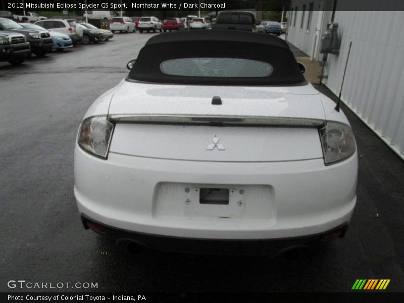 Northstar White / Dark Charcoal 2012 Mitsubishi Eclipse Spyder GS Sport