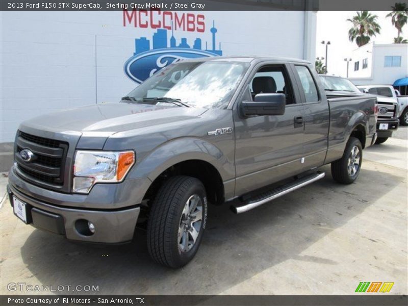 Sterling Gray Metallic / Steel Gray 2013 Ford F150 STX SuperCab