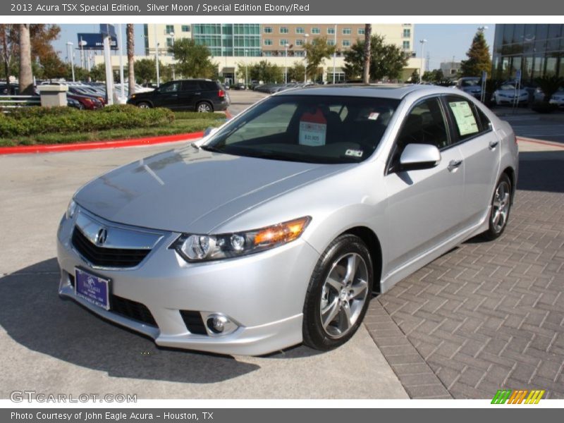 Silver Moon / Special Edition Ebony/Red 2013 Acura TSX Special Edition