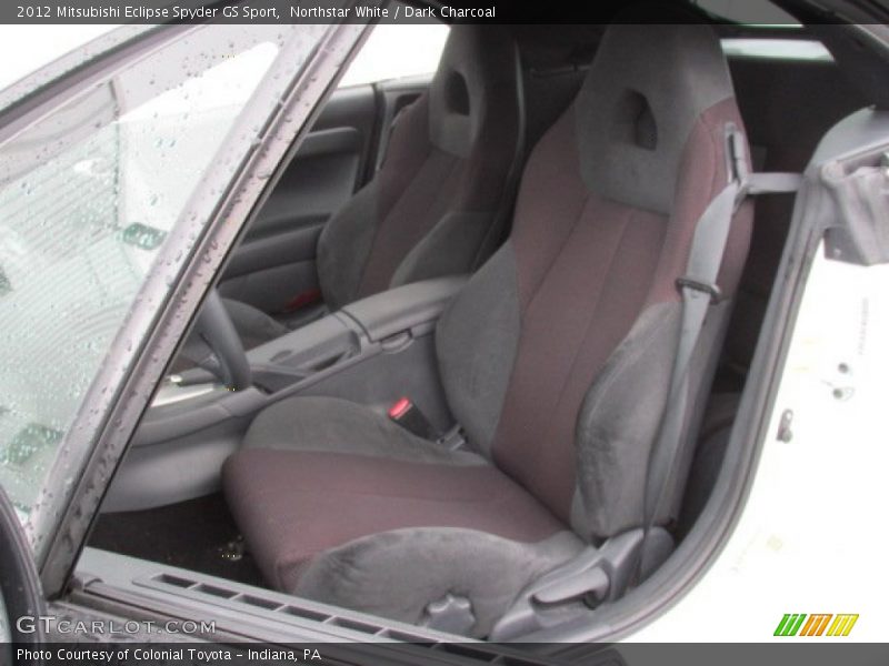 Northstar White / Dark Charcoal 2012 Mitsubishi Eclipse Spyder GS Sport