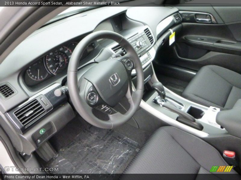 Alabaster Silver Metallic / Black 2013 Honda Accord Sport Sedan