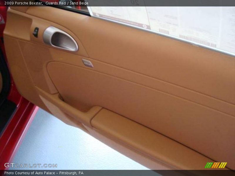 Guards Red / Sand Beige 2009 Porsche Boxster