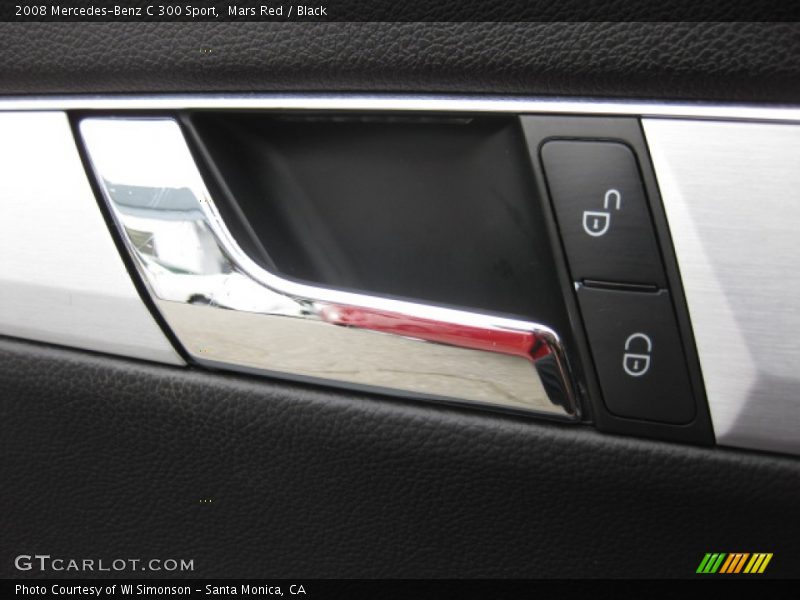 Mars Red / Black 2008 Mercedes-Benz C 300 Sport