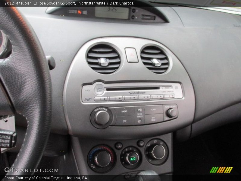 Northstar White / Dark Charcoal 2012 Mitsubishi Eclipse Spyder GS Sport