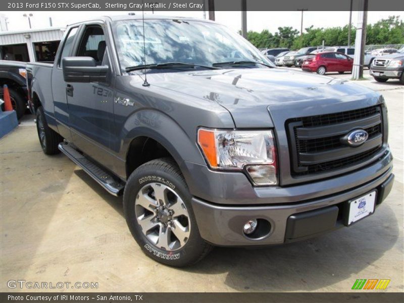 Sterling Gray Metallic / Steel Gray 2013 Ford F150 STX SuperCab