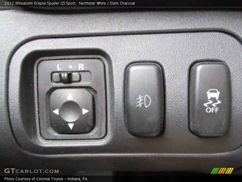 Northstar White / Dark Charcoal 2012 Mitsubishi Eclipse Spyder GS Sport