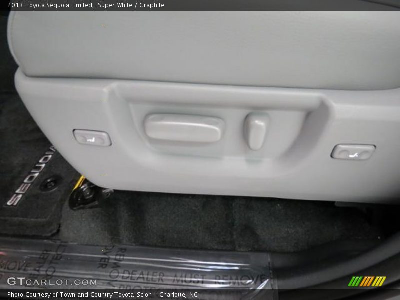 Super White / Graphite 2013 Toyota Sequoia Limited