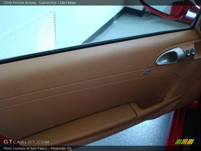Guards Red / Sand Beige 2009 Porsche Boxster