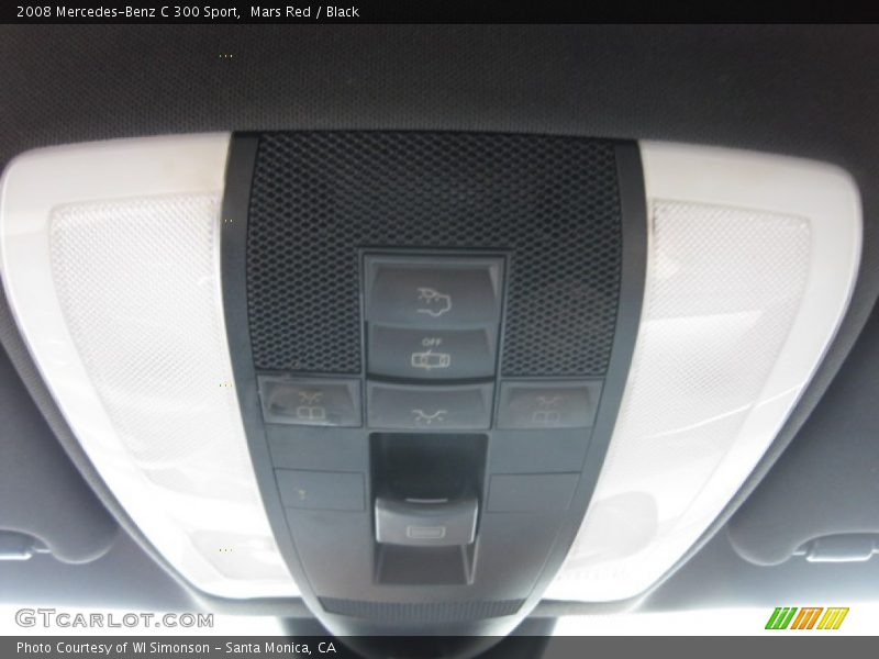 Mars Red / Black 2008 Mercedes-Benz C 300 Sport