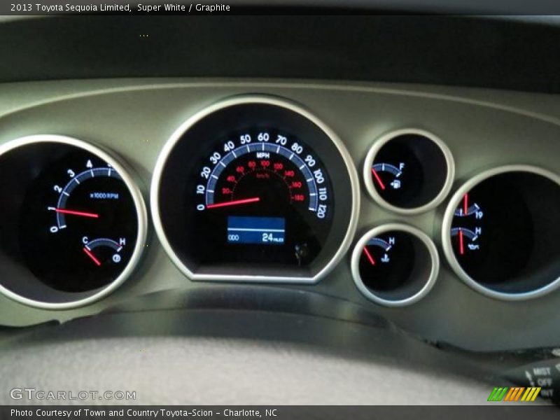  2013 Sequoia Limited Limited Gauges