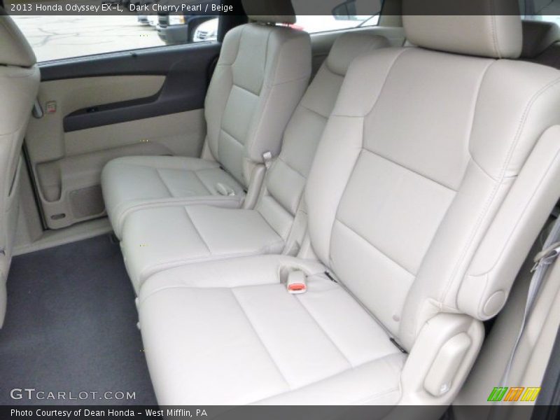 Dark Cherry Pearl / Beige 2013 Honda Odyssey EX-L