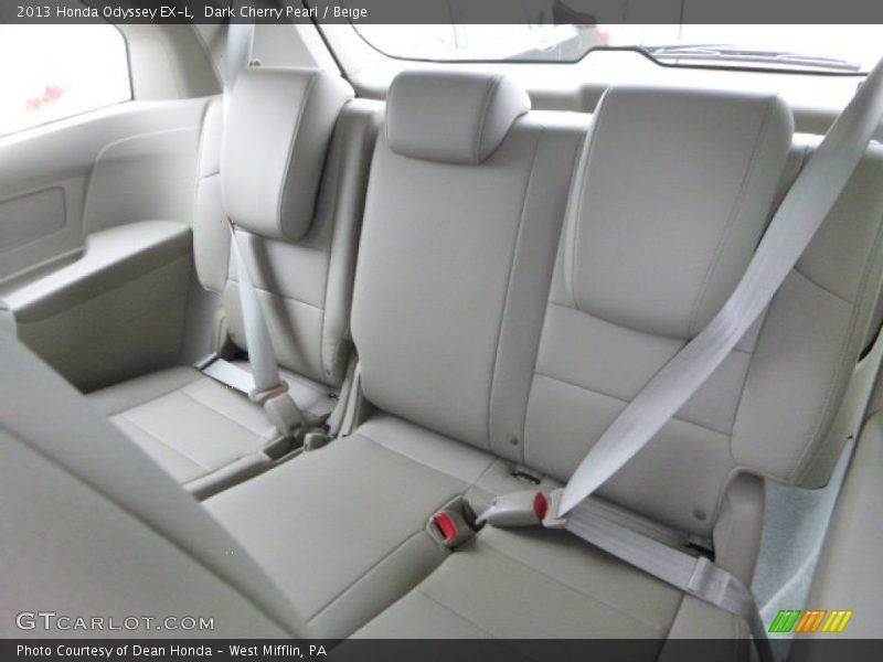 Dark Cherry Pearl / Beige 2013 Honda Odyssey EX-L