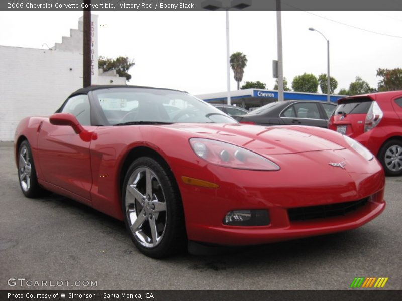 Victory Red / Ebony Black 2006 Chevrolet Corvette Convertible