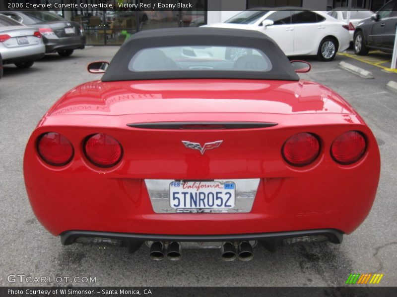 Victory Red / Ebony Black 2006 Chevrolet Corvette Convertible