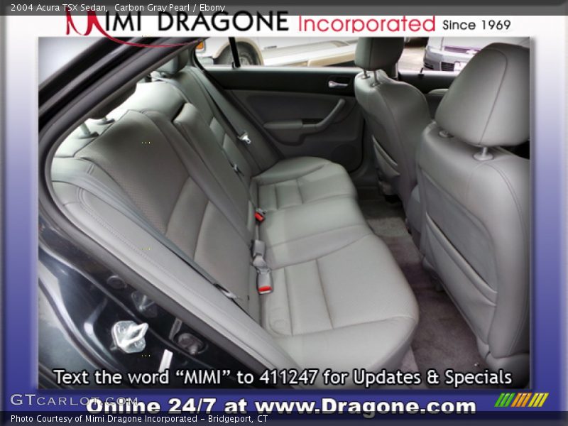 Carbon Gray Pearl / Ebony 2004 Acura TSX Sedan