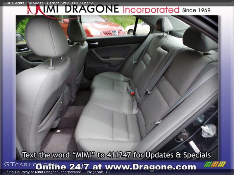 Carbon Gray Pearl / Ebony 2004 Acura TSX Sedan