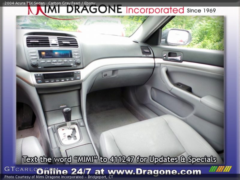 Carbon Gray Pearl / Ebony 2004 Acura TSX Sedan