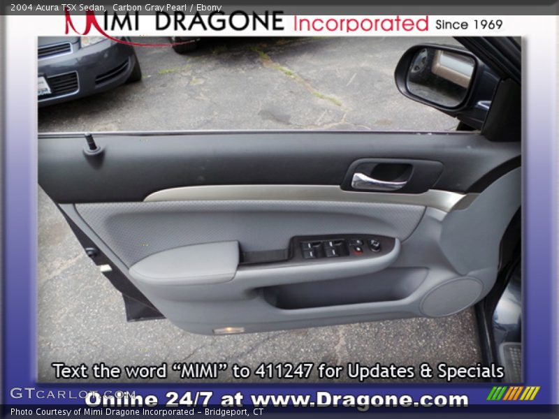 Carbon Gray Pearl / Ebony 2004 Acura TSX Sedan